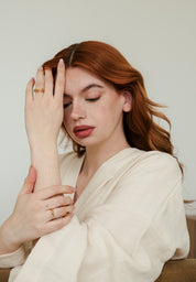 I am Loved - Dainty Pink Tourmaline 18K