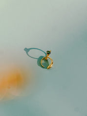 I am Connected ring stacking set - Mystic Topaz x Green Kyanite 18K