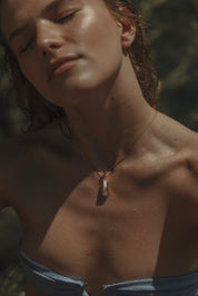 The Mother - White Biwa Pearl Necklace 18K