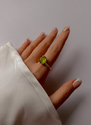 JADA - Luxury Peridot in 18K Gold Vermeil