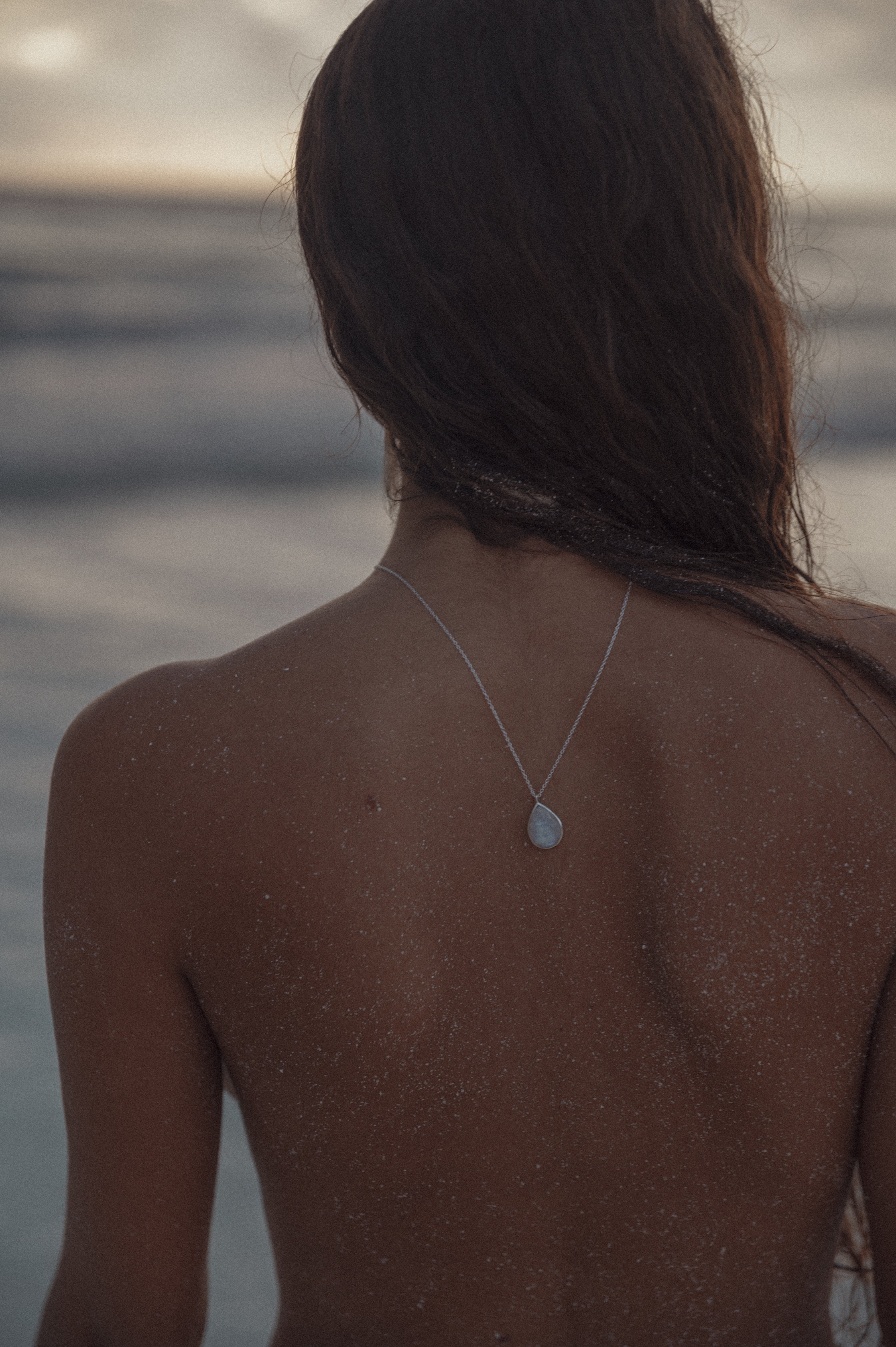 CELESINE - LIMITED EDITION - Moonstone Drop Necklace