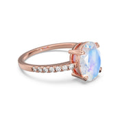 HARLYNN - Luxury Moonstone Ring 18K in (rose)gold vermeil